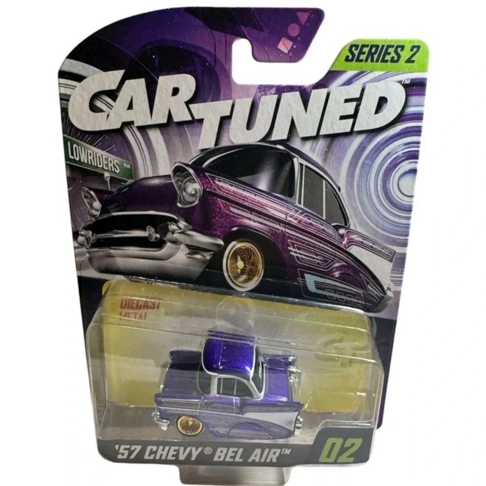 Car Tuned Series 2  '57Chevy Bel Air #02 Lowriders